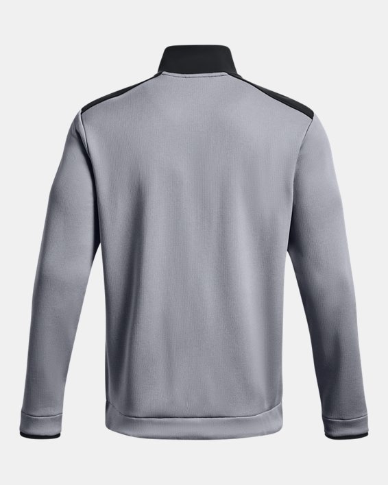 Herenshirt UA Storm SweaterFleece met korte rits, Gray, pdpMainDesktop image number 6